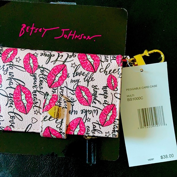 Betsey Johnson Handbags - Betsey Johnson card case LIPS. NWT